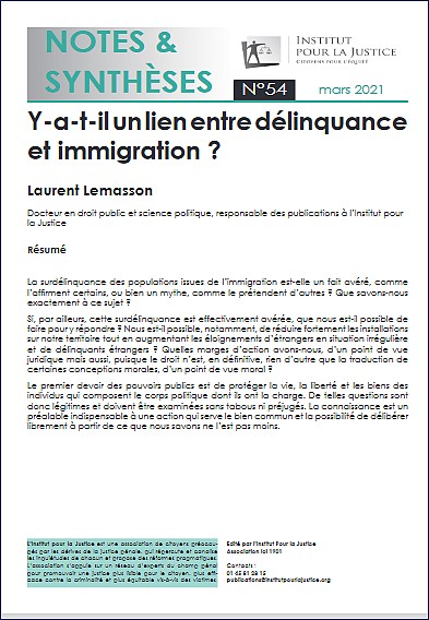 delinquance et immigration