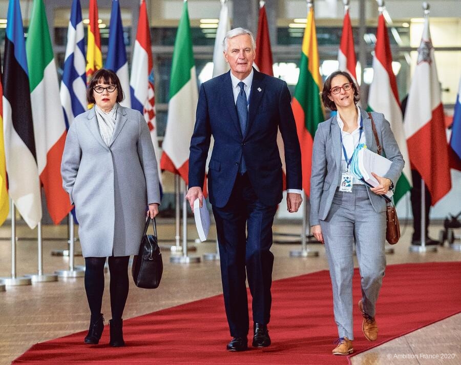 « Dans une telle crise, le moteur franco-allemand est absolument vital », explique Michel Barnier. © Zucchi Enzo/European Union