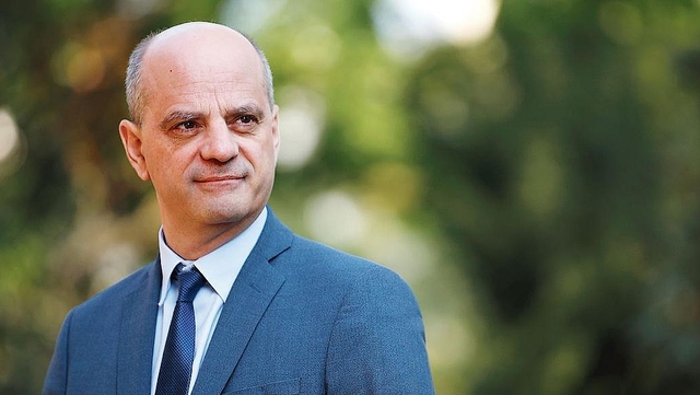 Jean-Michel Blanquer, en avril, à Paris. - Crédits photo : Jean-Christophe MARMARA/Le Figaro Jean Michel Blanquer