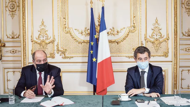 Eric Dupond-Moretti et Gérald Darmanin. Francois Bouchon/François Bouchon / Le Figaro