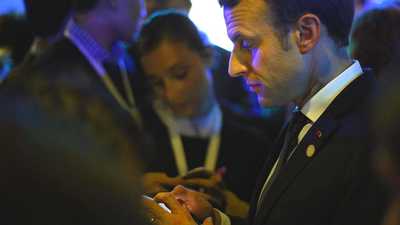 Emmanuel Macron à Paris, le 12 décembre 2017. - Crédits photo : Pool/Pool/ABACA