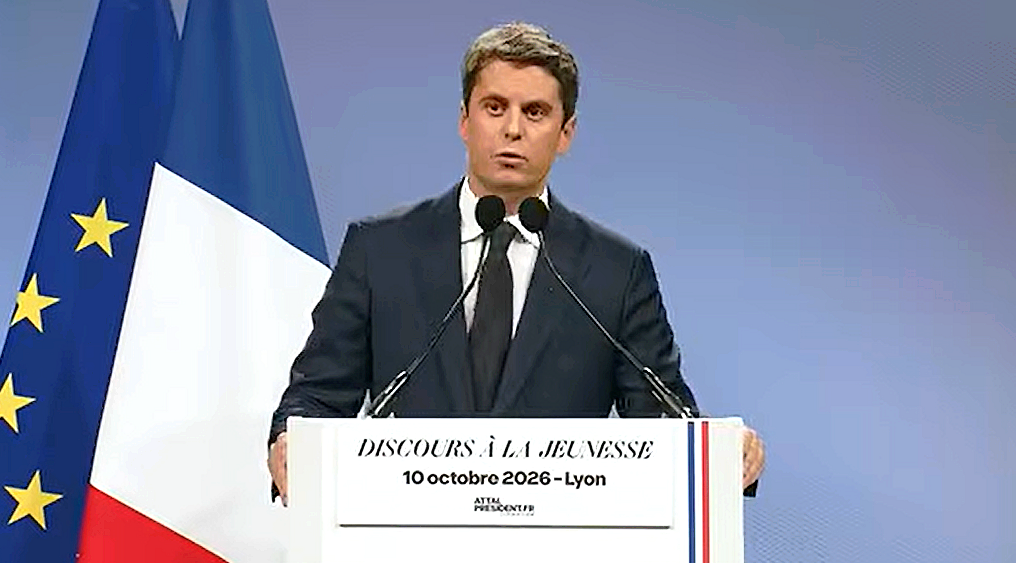  À Lyon, le discours de Gabriel Attal à la jeunesse de France.