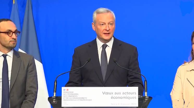 Vœux de Bruno Le Maire aux acteurs économiques