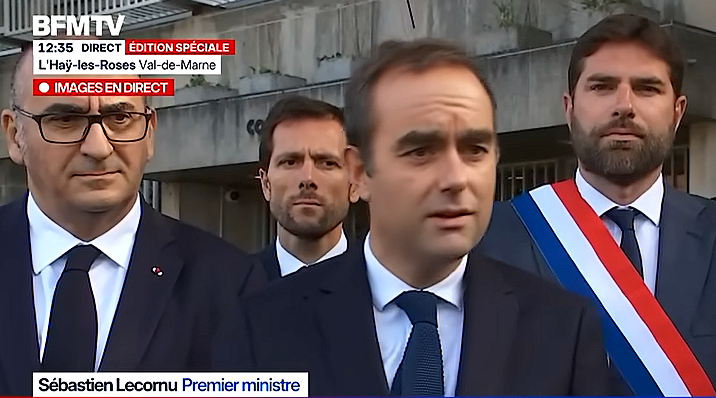 La prise de parole de Sébastien Lecornu après sa reconduction au poste de Premier ministre