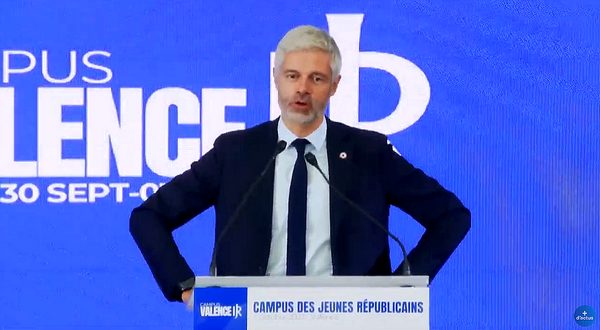 Discours de Laurent Wauquiez à la rentrée des Jeunes Républicains à Valence