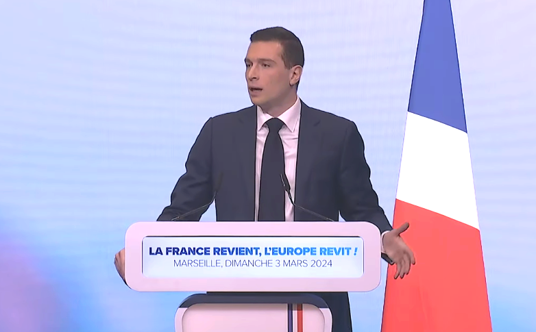 Européennes : l'intégralité du discours de Jordan Bardella lors du lancement de la campagne du RN