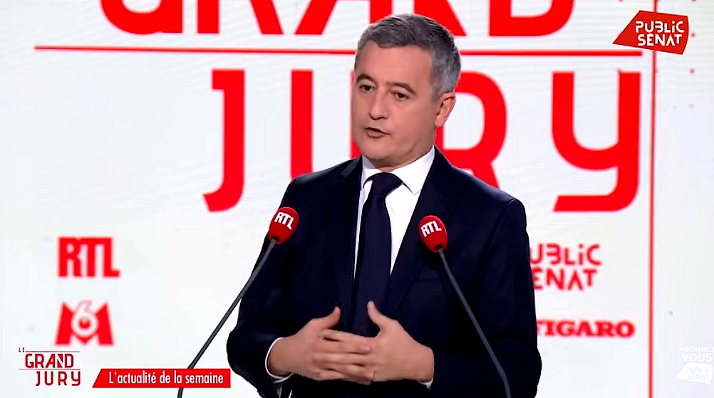 Gérald Darmanin invité du Grand Jury RTL-Le Figaro-Public Sénat