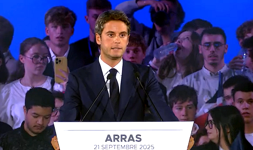 Dicours de Gabriel Attal au meeting de rentrée de Renaissance