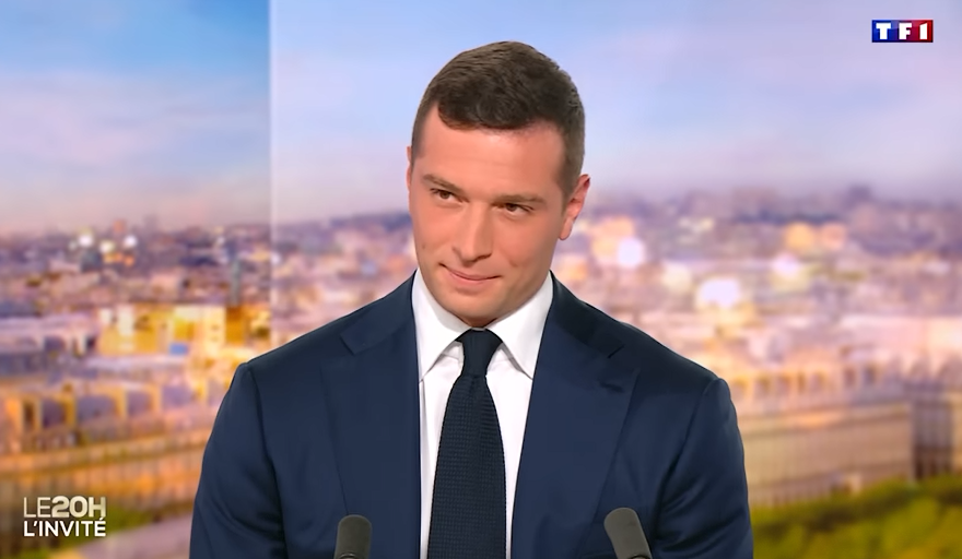 Jordan Bardella demande sur TF1 à Emmanuel Macron "une dissolution" ou "sa démission"