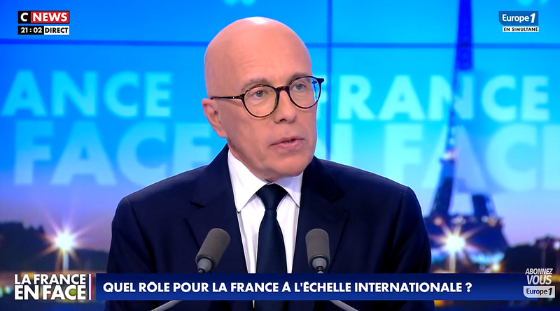 Eric Ciotti dans "La France en face"